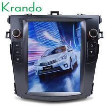 Krando-reproductor multimedia Vertical para coche, dispositivo con Android 8,1, 4 GB, 64 GB, pantalla de 10,4 pulgadas, para toyota Corolla 2006-2011 2024 - compra barato