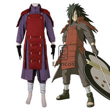 Anime Madara Cosplay Battle Suit Halloween Party Ninja Full Set Costume Custom made 2024 - buy cheap