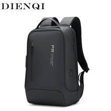 Рюкзак мужской, для ноутбука 15,6 дюйма, водонепроницаемый, с USB-разъемом 2024 - купить недорого