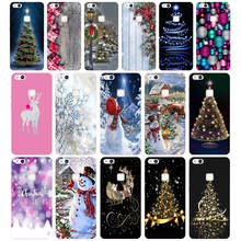 341Snowman Colorful Merry Christmas Soft Silicone Tpu Cover Case for huawei Honor 9 p10 mate 10 lite y6 prime 2018  play p smart 2024 - buy cheap