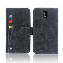 Hot! Irbis SP494 Case High quality flip leather phone bag cover Case For Irbis SP494 with Front slide card slot 2024 - buy cheap
