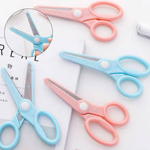 Creative Children's Safe Hand Scissors. Children's Paper-cut DIY Anti Pinch Small Scissors For Kindergarten Children 2024 - buy cheap