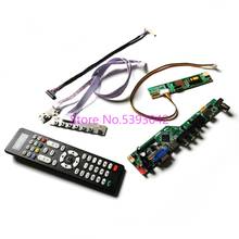 Для LTN156AT01-A01/B01/B02/B03/B04/D01/D02/D03 1 с холодным катодом (CCFL) ПК LVDS 30-контактный 1366*768 USB + VGA + AV аналоговый ТВ дистанционного ЖК-дисплей комплект контроллера 2024 - купить недорого