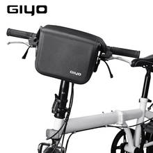 GIYO-bolsa impermeable para manillar de bicicleta, cesta de almacenamiento de marco frontal para ciclismo, con forro extraíble para bicicleta, Scooter Eléctrico 2024 - compra barato