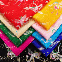 Tecidos em jacquard brocado do metro para costura cheongsam vestido diy material de cetim tecido de vestuário 2024 - compre barato