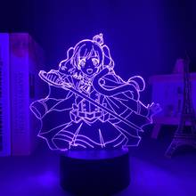 3d led night light anime revue starlight para o quarto decoração presente de aniversário mangá gadget revue luz das estrelas aijo karen lâmpada 3d 2024 - compre barato