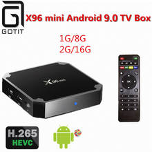 X96 mini Android TV Box 2GB 16GB Amlogic S905W Quad Core 2.4GHz WiFi Media Player IPTV Smart Box 1GB 8GB X96mini Set Top Box 2024 - buy cheap