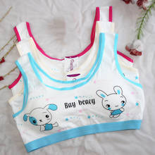 Cartoon Teenage Bra for Girl Underwear Cotton Training Bra Running Yoga Bra for Girls Sports Teenage Girl Underwear Sports Bra 2024 - buy cheap