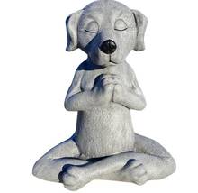 Estatua de perro para meditación, Yoga, coleccionable, exquisitas estatuas pequeñas, decoración de escritorio de oficina en casa, adorno, juguete, regalo 2024 - compra barato