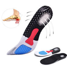 Силиконовые спортивные ортопедические стельки унисекс, поддержка свода стопы, гелевые вставки для обуви для бега, прогулок, бега, походов 2022 - купить недорого