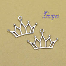 30pcs/lot--20x30mm, crown cham,Antique silver plated crown charms,DIY supplies,Jewelry accessories 2024 - buy cheap