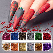 Laser Sequins for Nails Silver Glitter Triangle Star Holographic Flakes Paillette Tool Nail Art Decoration Manicure 2024 - buy cheap