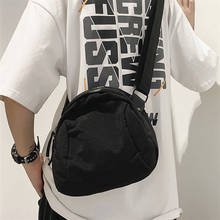 Повседневная сумка через плечо для девочек простые универсальные спортивные маленькая сумка через плечо японский личности Модная брендовая сумка пара сумки на плечо сумка 2024 - купить недорого