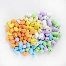 20pcs 3.3cm Painted Foam Bird Pigeon Eggs Happy Easter Decoration for Home DIY Craft Kids Gift Favor Easter Party Supplies 2024 - buy cheap