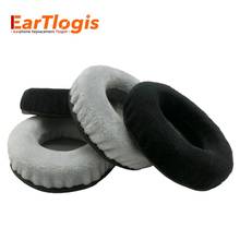 EarTlogis-almohadillas de terciopelo de repuesto para auriculares, almohadillas para los oídos para DENON, AH-D210, AH, D-210, piezas de auriculares, funda de orejera, cojín, tazas, almohada 2024 - compra barato