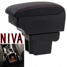 For Chevrolet Niva armrest box universal car center console modification accessories double raised with usb 2024 - buy cheap