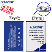 Bateria de substituição para bq bqs 3400mah, nova bateria de veludo [hsabat] 5035 mah 2024 - compre barato