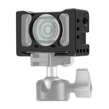 Клетка для видеокамеры из алюминиевого сплава с винтовыми отверстиями 1/4 дюйма, совместима с цифровой камерой Sony RX0 II с ярким светом 2024 - купить недорого