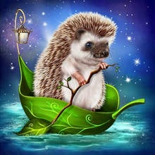 Diamond Painting 5D DIY Animal Hedgehog Full Square Drill  Photo Custom Colorful Handmade Rhinestone Mosaic Home Room Wall Decor 2024 - buy cheap