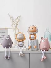 Wall Shelf Decoration Small ornaments Lovely Living Room Girl Creative cute Hanging Feet Doll Furnishings Etude House 2024 - buy cheap