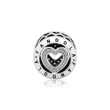 Fandola Signature Heart Charms Fits Pandora Bracelet Argent Charm 925 Sterling Silver Original Beads for Jewelry Making kralen 2024 - buy cheap