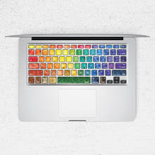 Película colorida para macbook, adesivo à prova de poeira, air, teclado, apple, laptop, mac pro, macbook pro 16/13/15/12 2024 - compre barato