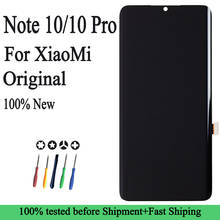 Pantalla LCD Original para Xiaomi MI Note 10 /MI note 10 Pro, montaje de digitalizador táctil, M1910F4G, M1910F4S, M2002F4LG, novedad de 100% 2024 - compra barato