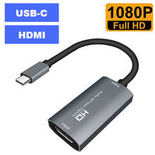 Captura de vídeo HD 1080P USB3.0 HDMI 4K60Hz HDMI a USB Tarjeta de captura de vídeo Dongle juego Streaming transmisión en vivo adaptador 2024 - compra barato