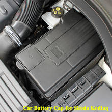 1pc Car Battery Cap Cover Positive Negative Electrode Anode Cathode Cap Cover Protector Accessories for Skoda Kodiaq 2017-2020 2024 - buy cheap