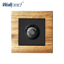 LED Dimmer Switches Wallpad Luxury Wall Light Switch Wooden Panel Knob Switches Interrupteur 2024 - buy cheap