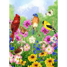YI BRIGHT Full Diamond Embroidery Complet Kit Bird Diamond Painting Full Square New Arrival Flower Mosaic Rhinestone Picture 2024 - buy cheap