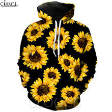 CLOOCL Plant Sunflower 3D All Over Printed Mens Hoodie Harajuku Fashion Sweatshirt Unisex Casual Jacket Pullover Drop Shipping 2024 - buy cheap
