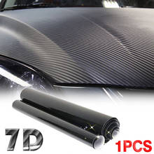 1 Roll 152cm 7D Carbon Fiber Vinyl Car Wrap Sheet Film Car stickers Decals Auto Motorcycle Car Styling Accessories 2024 - buy cheap