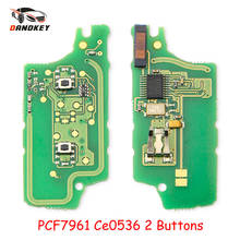 Dandkey 2 Button Auto CE0536 ASK Remote Key Electronic Circuit Board ID46 PCF7961 Chip For Peugeot 207 407 307 For Citroen C2 C5 2024 - buy cheap