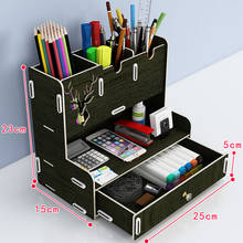 Caja receptora creativa para bolígrafos, organizador de bolígrafos nórdico para oficina, arreglo de escritorio, Blogger de aprendizaje 2024 - compra barato