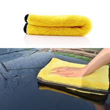Toalha de microfibra para lavagem de carro, 4 tamanhos, super absorvente, pano de limpeza, pano de limpeza, detalhamento de toalha, cuidados com o carro, polimento 2024 - compre barato