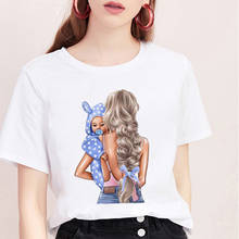 Camiseta feminina dos desenhos animados, camiseta estilo super mamãe vida, harajuk, tendência, roupas de rua, camisetas femininas, casual, verão, 2021 2024 - compre barato