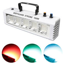 Luminária estroboscópica led rgb, 3 em 1, branca, controle remoto de som, festa, bar, feriado, palco, efeito de iluminação, 40w, 60w, 80w, 100w 2024 - compre barato