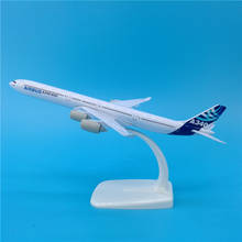 can standable aviation model 20CM 1: 300 scale Airbus A340 prototype airline aircraft airplane alloy model collect gift display 2024 - buy cheap