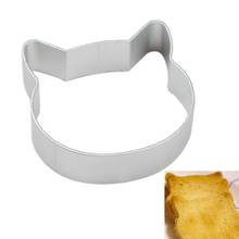 Cat Head Shape Biscuit Mold Bakeware Fondant Cake Mold DIY Sugar craft 3D Pastry Cookie Cutters Baking Tools 2024 - buy cheap