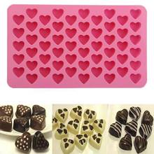Molde de silicona con forma de corazón para hornear pasteles, Chocolate, galletas, 1 unidad 2024 - compra barato