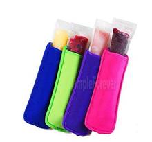 12 Colors Package Edge Large 50 Pcs/lot Neoprene Ice Popsicle Sleeve Holders, Ice Lolly, Ice Block 2024 - buy cheap