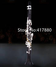 New Arrival 17 Keys E Tune Clarinet Ebony Wood Sliver Keys International musical instrument with Case Free Shipping 2024 - buy cheap