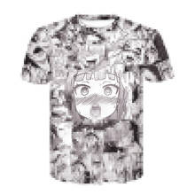 Ahegao футболка лето 2020 Аниме Топ с коротким рукавом модная футболка хип-хоп с коротким рукавом забавная Повседневная футболка s для мужчин и женщин 2024 - купить недорого