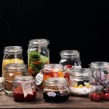 Latas seladas, garrafas de vidro de comida, vegetais, jarras com capas para pequenos mel, garrafas de paixão de limão, armazenamento doméstico em conserva 2024 - compre barato