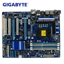 Placa-mãe lga 1156 ddr3 gigabyte 100% original, placa mãe usb3.0 p55 usada 2024 - compre barato