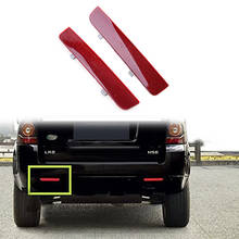 1 par de refletor vermelho de para-choque traseiro para land rover range rover l322, freelander, número de peça: lr006349 lr006348 2024 - compre barato