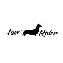 LOWRIDER Wiener Dog Funny Car Sticker Automobiles Motorcycles Exterior Accessories Vinyl Decals for Bmw Audi Ford Lada 2024 - buy cheap