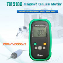 Handheld Digital Permanent Magnet Gauss Meter Tesla Meter Magnetic Flux Meter Surface Magnetic Field Measuring Instrument TM5100 2024 - buy cheap