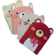 1pcs/lot Korean Creative Schedule Planner Cute Stationery Little Animal Bear Pocket Notebook mini Diary fashion Gift 2024 - buy cheap